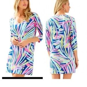 NEW Lilly Pulitzer Cori Dress Indigo Sea Dreamin XS